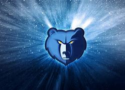 Image result for Memphis Grizzlies Logo with Blue in Backround