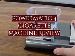 Image result for Powermatic Cigarette Machine