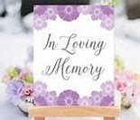 Image result for Memory Table Sign Free Printable