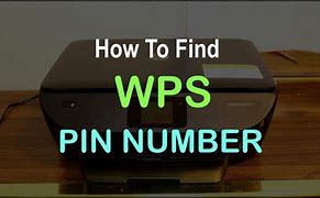 Image result for HP ENVY Printer WPS Pin Location