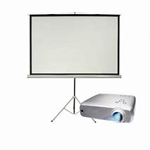 Image result for Projector and Screen
