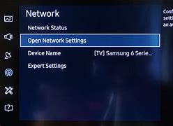 Image result for Samsung TV Network Settings Menu