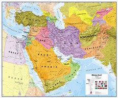 Image result for Maps of the Middle East Borders