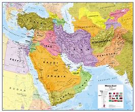 Image result for Middle East Area Map