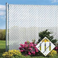 Image result for Chain Link Fence Privacy Options