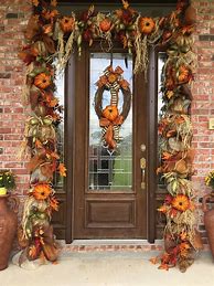 Image result for Fall Garland Door Decor