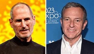 Image result for Bob Iger Steve Jobs