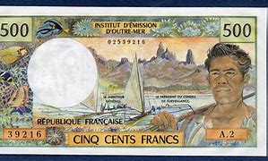 Image result for French Pacific Franc Currency