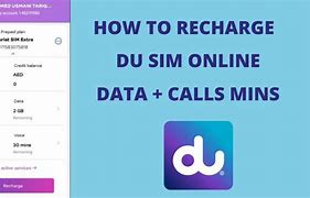 Image result for Du Sim Recharge