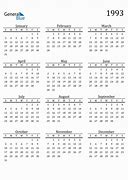 Image result for 1993 Calendar with Holidays