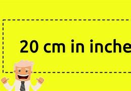 Image result for How Wide Is 20 Cm