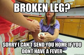 Image result for Broken Leg Meme