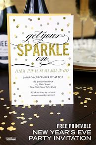 Image result for New Year's Eve Invitations