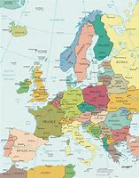 Image result for Western Europe Map Printable