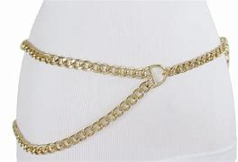 Image result for Metallic Chain Belt