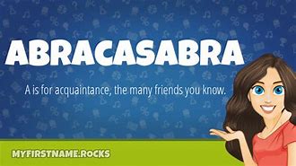 Image result for abracasabra