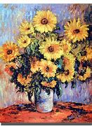 Image result for Claude Monet Sunflowers