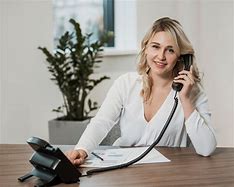 Image result for Woman Answering a Phone