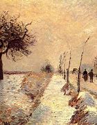 Image result for Camille Pissarro Artworks Snow