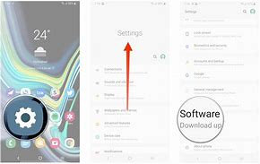 Image result for Samsung Update Screen with Barcode