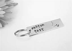 Image result for Engraved Rectangle Keychain