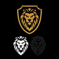 Image result for Golden Lion with Black Background Logo