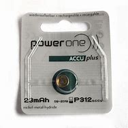 Image result for Rechargeable Hearing Aid Batteries 312