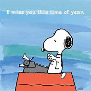 Image result for Snoopy I'll Miss You