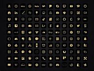 Image result for Gold Aesthetic Icons