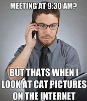 Image result for Cat at Work Meme