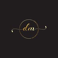 Image result for DM Initial Letter Logo Samples