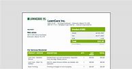 Image result for Printable Lawn Care Invoice