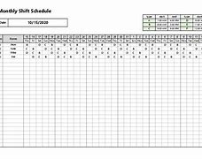 Image result for Monthly Employee Shift Schedule Template