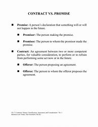 Image result for Promise Contract