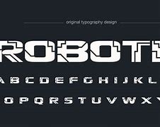 Image result for Robot Font