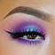 Image result for Purple Eye Makeup Halloween