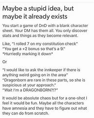 Image result for Typical D and D Beginnings Meme