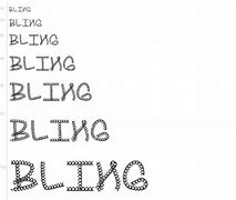 Image result for Bling Font