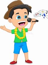 Image result for A Boy Singing Cartoon