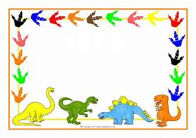Image result for Dinosaur Page Borders
