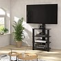 Image result for Tall Corner TV Stands for Flat Screens