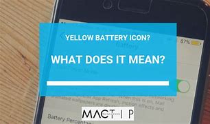 Image result for iPhone Battery Symbol Yellow