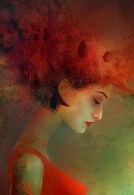 Image result for Beautiful Surreal Paintings Women