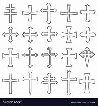 Image result for Christian Cross Outline