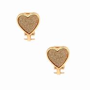 Image result for Claire's Heart Earrings