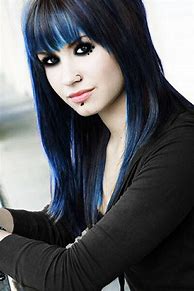 Image result for Demi Lovato Emo Hair