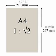Image result for A4 Size in Paper