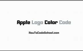 Image result for Apple Company Code