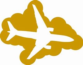 Image result for Gold Airplane Clip Art Easy