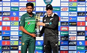 Image result for Pak vs NZ ODI Trophy Unveiling